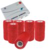 Bodhi&Digby animal cohesive elastic bandage 10cm x 4.5m red