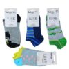 Children's cotton socks - summer feet 6-11 years 19-21 cm (size 29-33) MIX