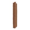 Shoe organizer 10-chamber Brown Soft Ordi L 150x30x15 cm