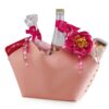 Eco leather mounting bag Bright pink Tulip 34x11x21 cm