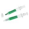 Green highlighter "syringe"