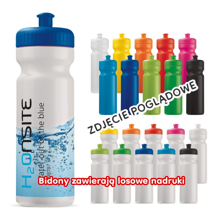 Sports Bidon 750ml 24 cm MIX designs