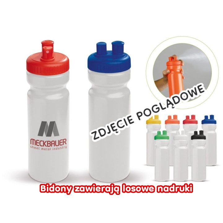 Sports bottle with atomizer 750ml 25 cm MIX designs