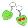 Key ring, heart-shaped pendant