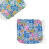 Cosmetic bag, zipper bag with handles 18x15x5 cm MIX colors
