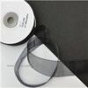Chiffon ribbon black (1") 25mm - 031 (30 yds) 27.43 m