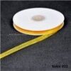 Yellow chiffon ribbon (1/4") 6mm - 022 (50 yds) 45.72 m