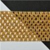 Openwork rubber TUTU gold, 7cm, A110 10 m