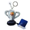 FCB PUCHAR key ring - mascot, soft, silver, 11 cm GAT II