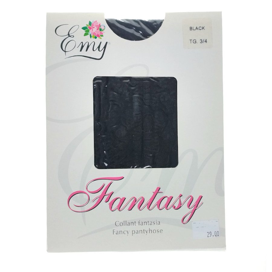Rajstopy damskie Emy Fantasia Sara Black TG3/4 MIX