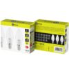 G-TECH LED bulb, C37, E14, 5.0W, 400lm, 4000K, AC220-240V, 3 -PAK , 200°