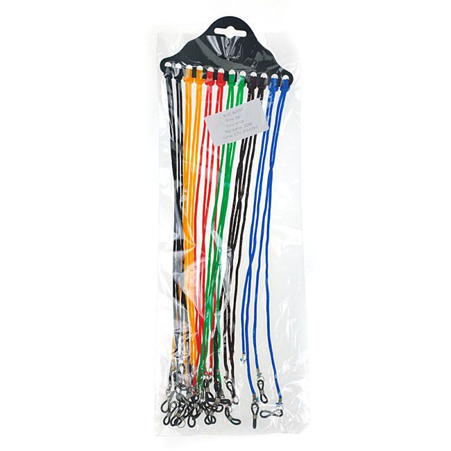Eyeglasses string MIX patterns 12 pcs.