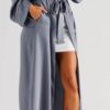 Layos Lyocell robe grey S/M Home&You