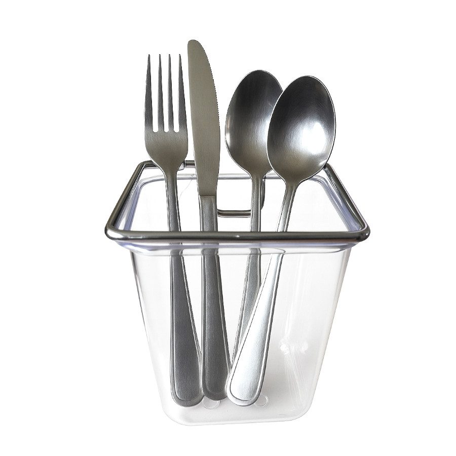 Pojemnik plastikowy na sztućce 10x13 cm Orgaznizer