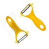 Yellow kitchen scraper 12 cm with handle
