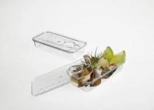 Krystal Party Tin 70cc, 10x5x2 h cm - Set of 12 pcs.