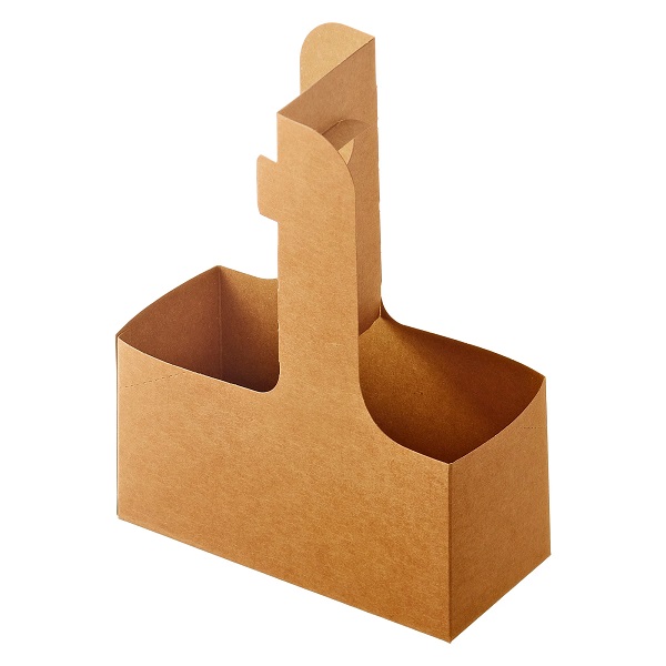 Papierowy uchwyt na kubek z uchwytem- Zestaw 25 szt.