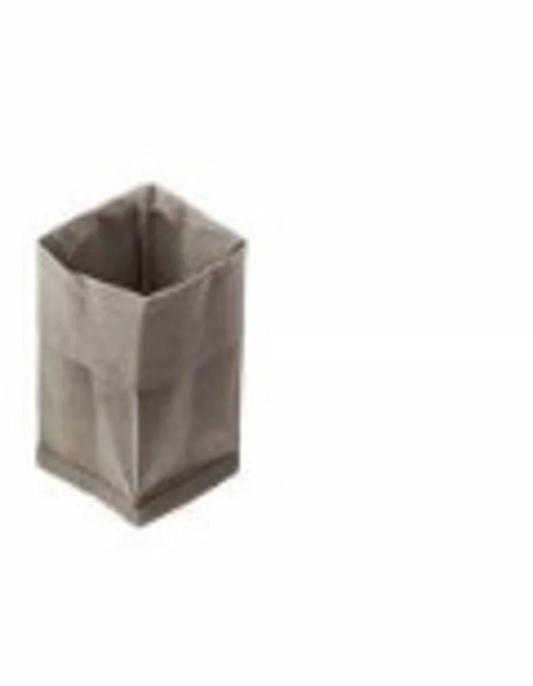 Koszyk na pieczywo oliwkowy 9x9x16 h cm