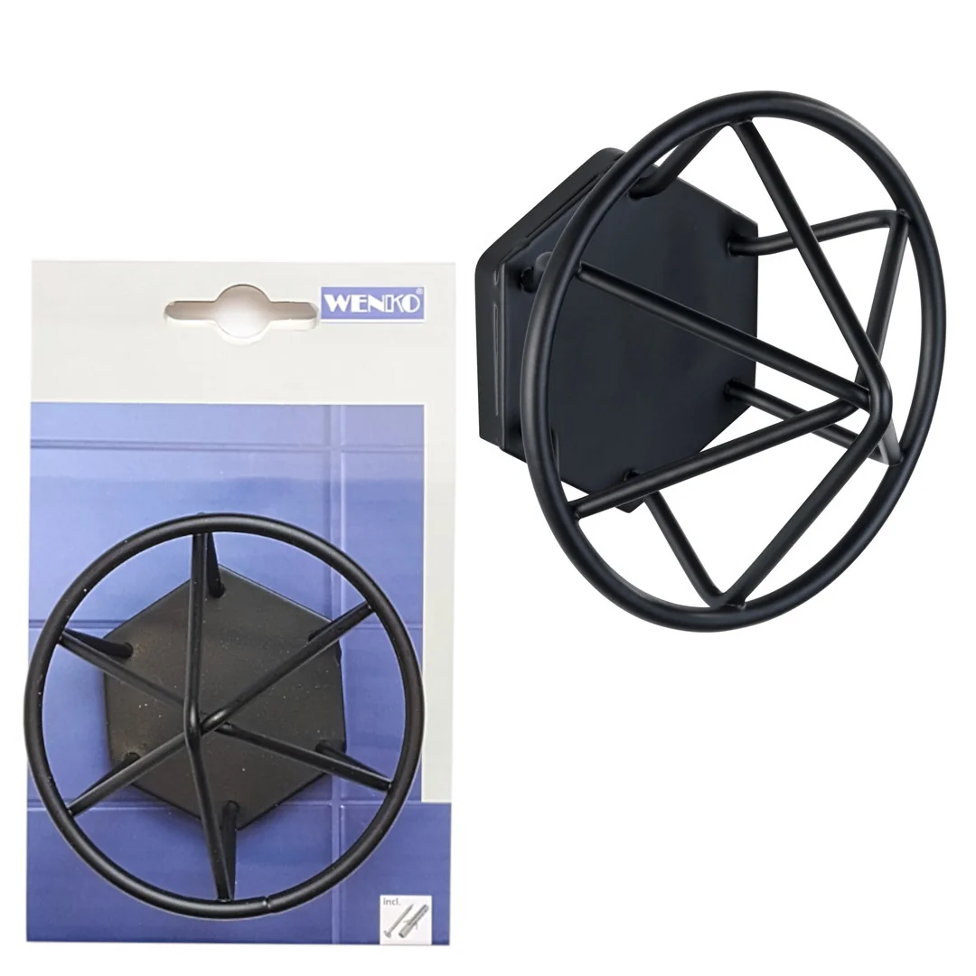 Menton wall hook, matte black WENKO