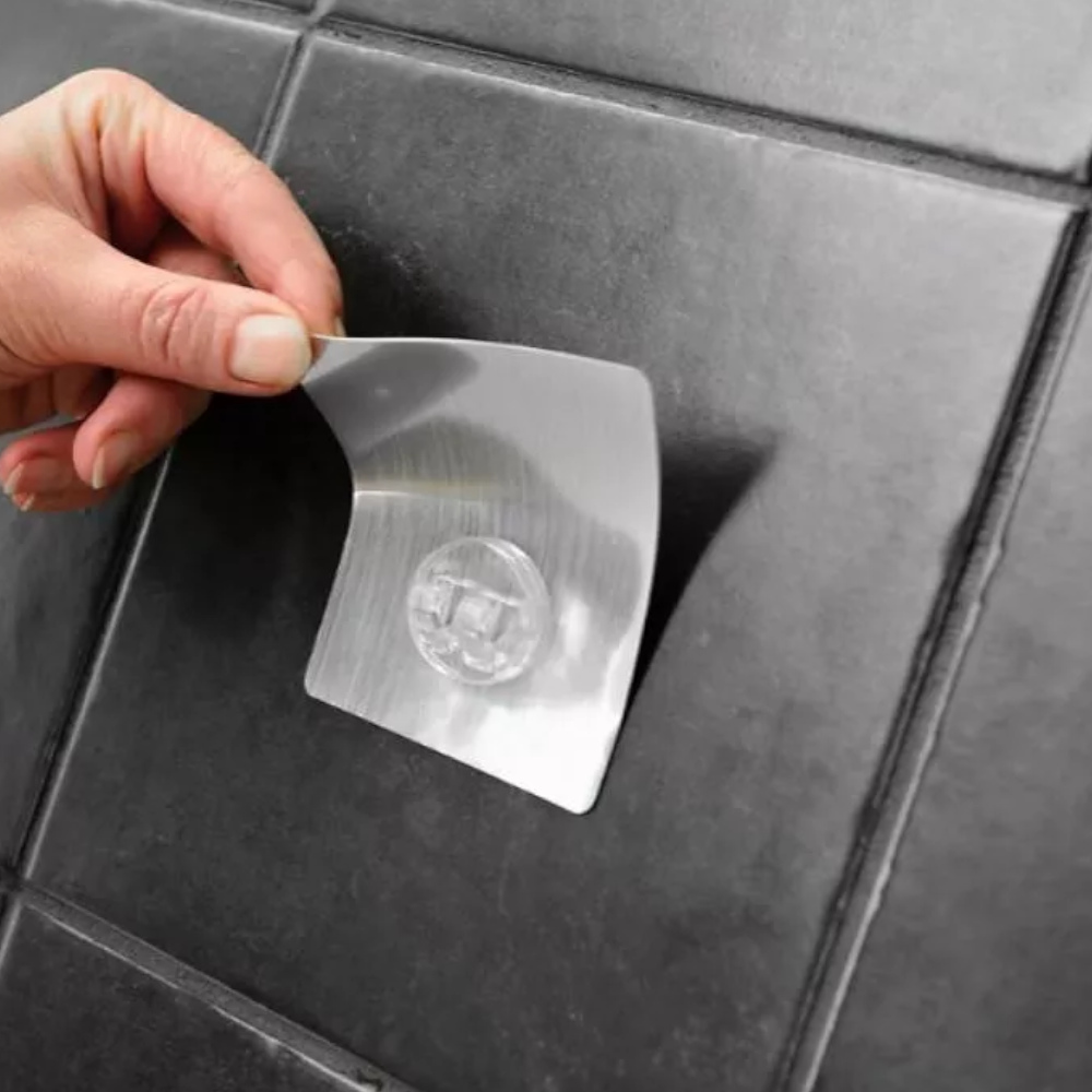 Uchwyt samoprzylepny łazienkowy Bestlock Magic Compactor - obrazek 3