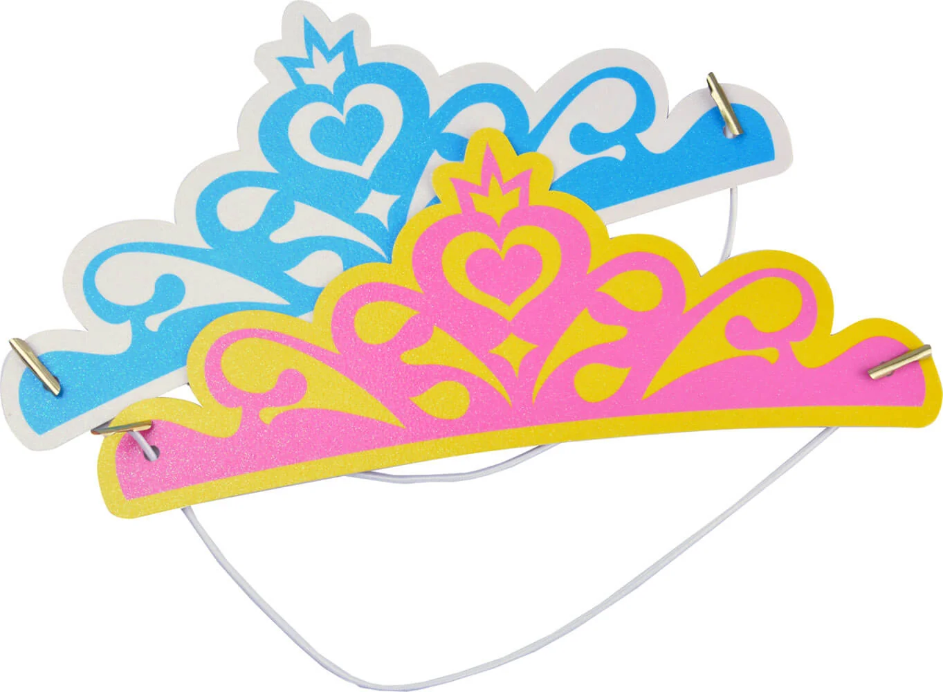 Glitter tiara (2 pcs.)