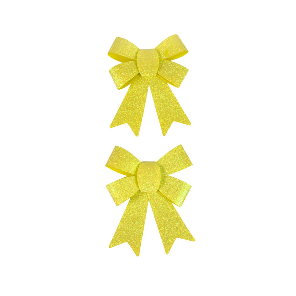 Set of decorative bows Brocade (2 pcs) Mix colors