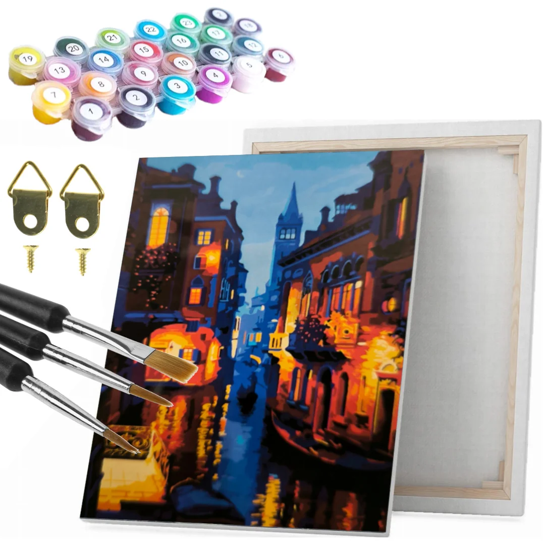 Painting by numbers 40x50 cm on Venezia frame