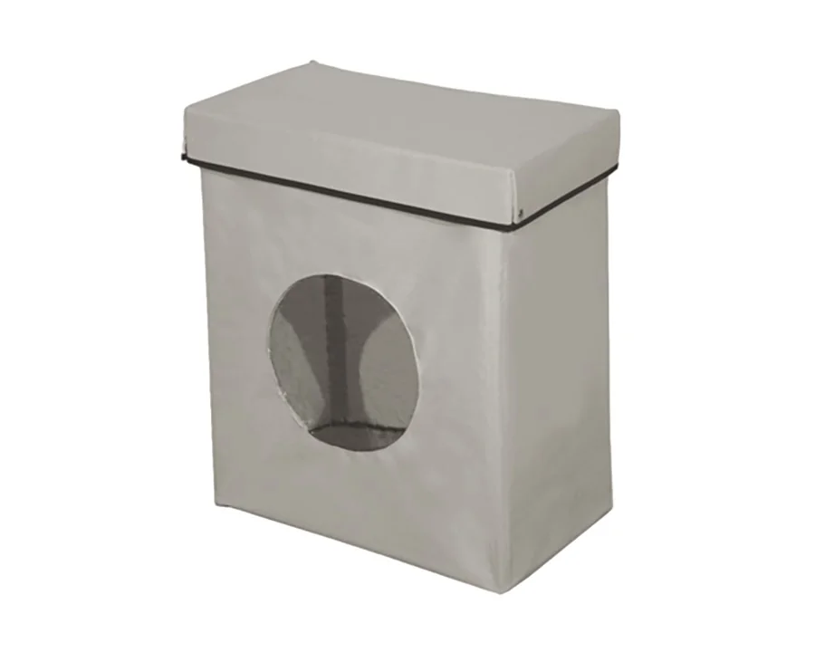 Lily light grey laundry basket 49x30.5x58 cm