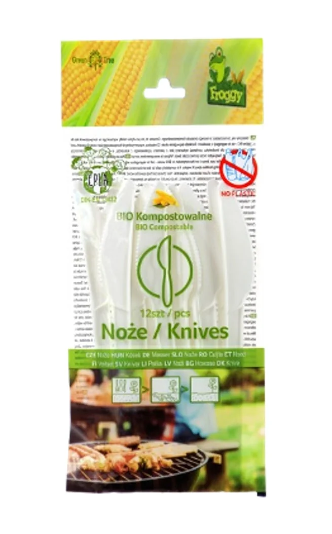 FROGGY Bio Compostable Knives 12 pcs.