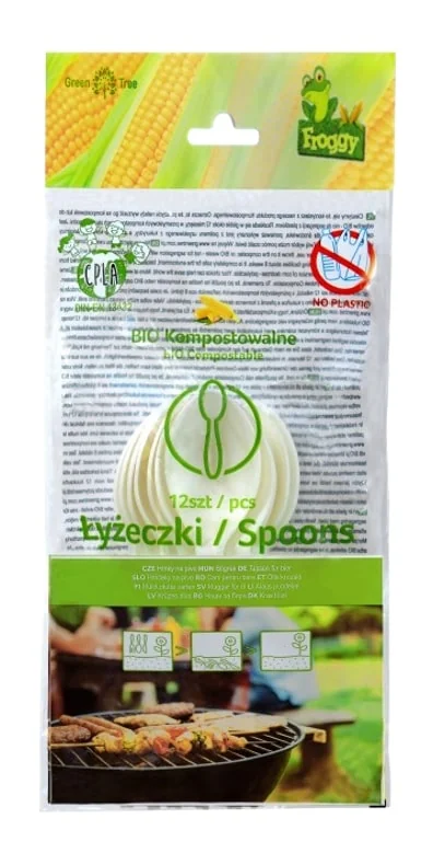 FROGGY Bio Compostable Spoons 12 pcs.