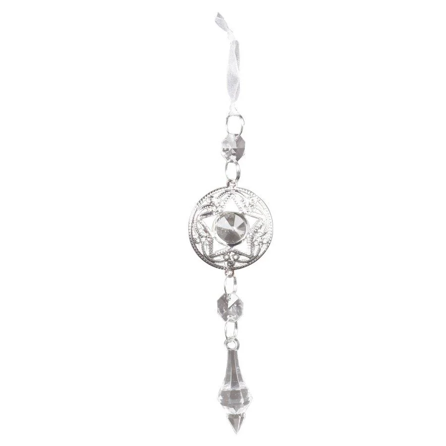 Decoration Silver Ring + Jewelry Hanging 4x15 cm