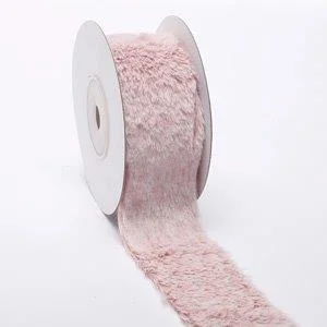 Pink Fur Ribbon 4 cm x 3 m