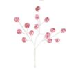 3 Pink Diamond Twigs 6.5 cm + Stem