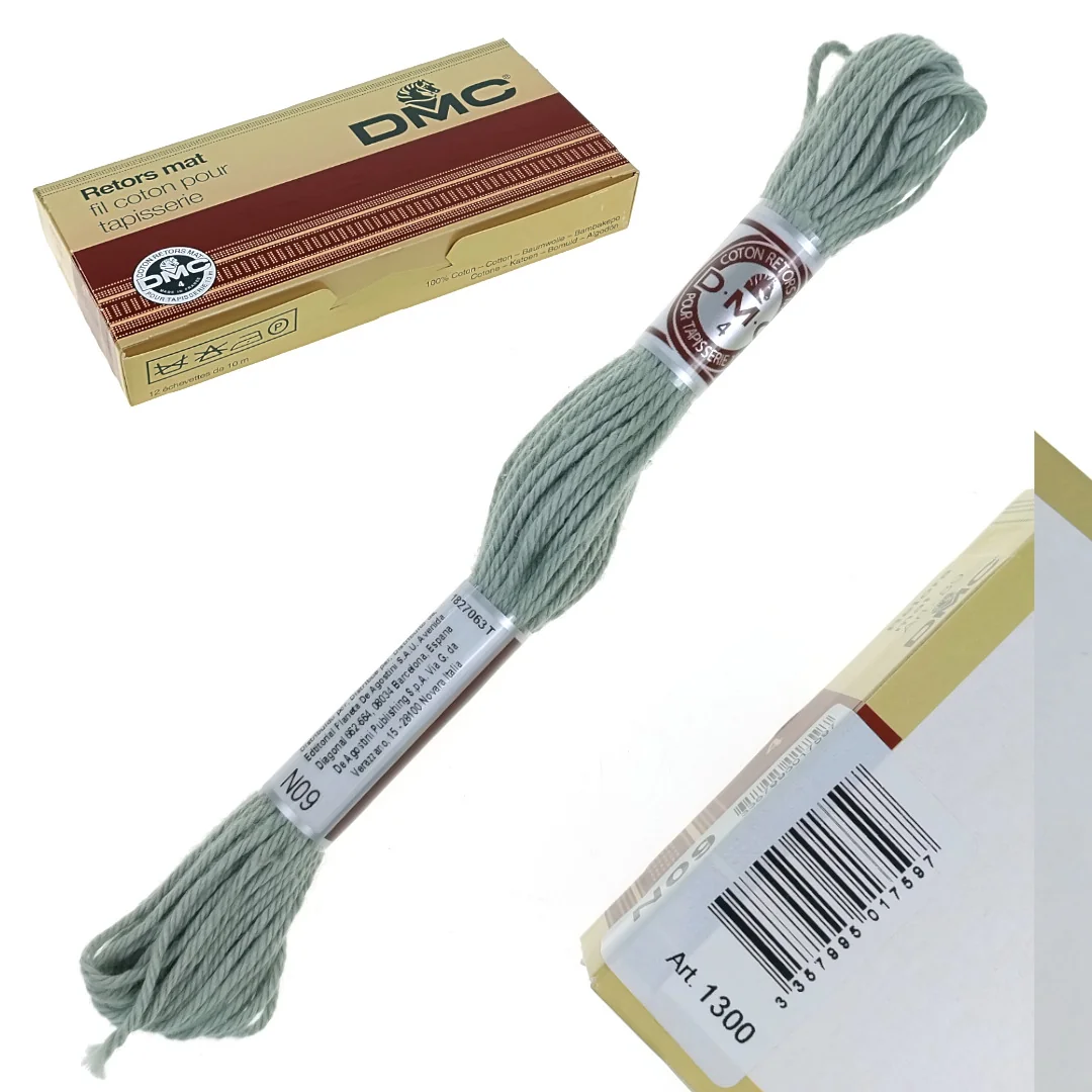 Włóczka bawełniana DMC Mulina Motek 10 m N09 Gris argent