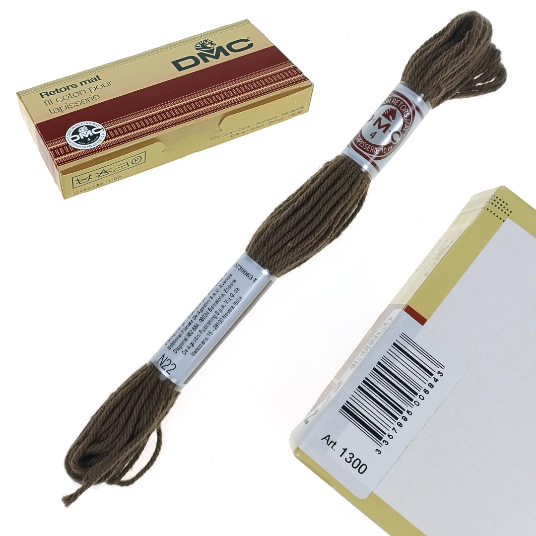 Włóczka bawełniana DMC Mulina Motek 10 m N22 Tropic Brown