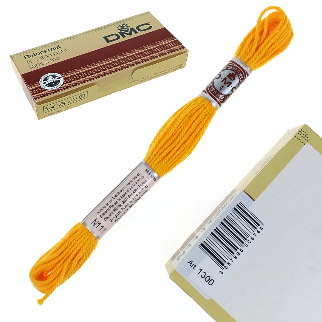 Włóczka bawełniana DMC Mulina Motek 10 m N111 Renoncule Orange