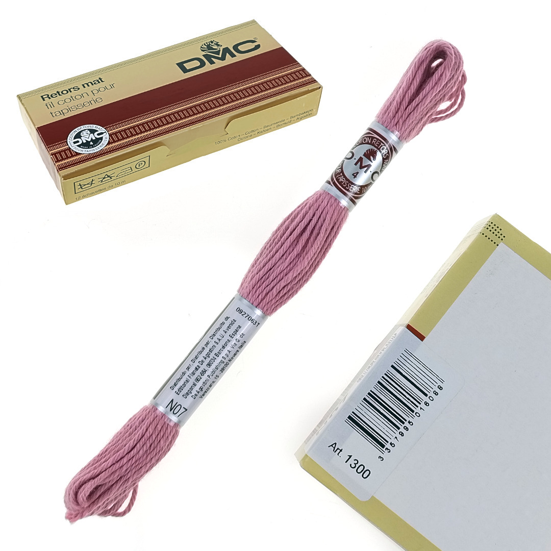 Włóczka bawełniana DMC Mulina Motek 10 m N07 Spring Rose