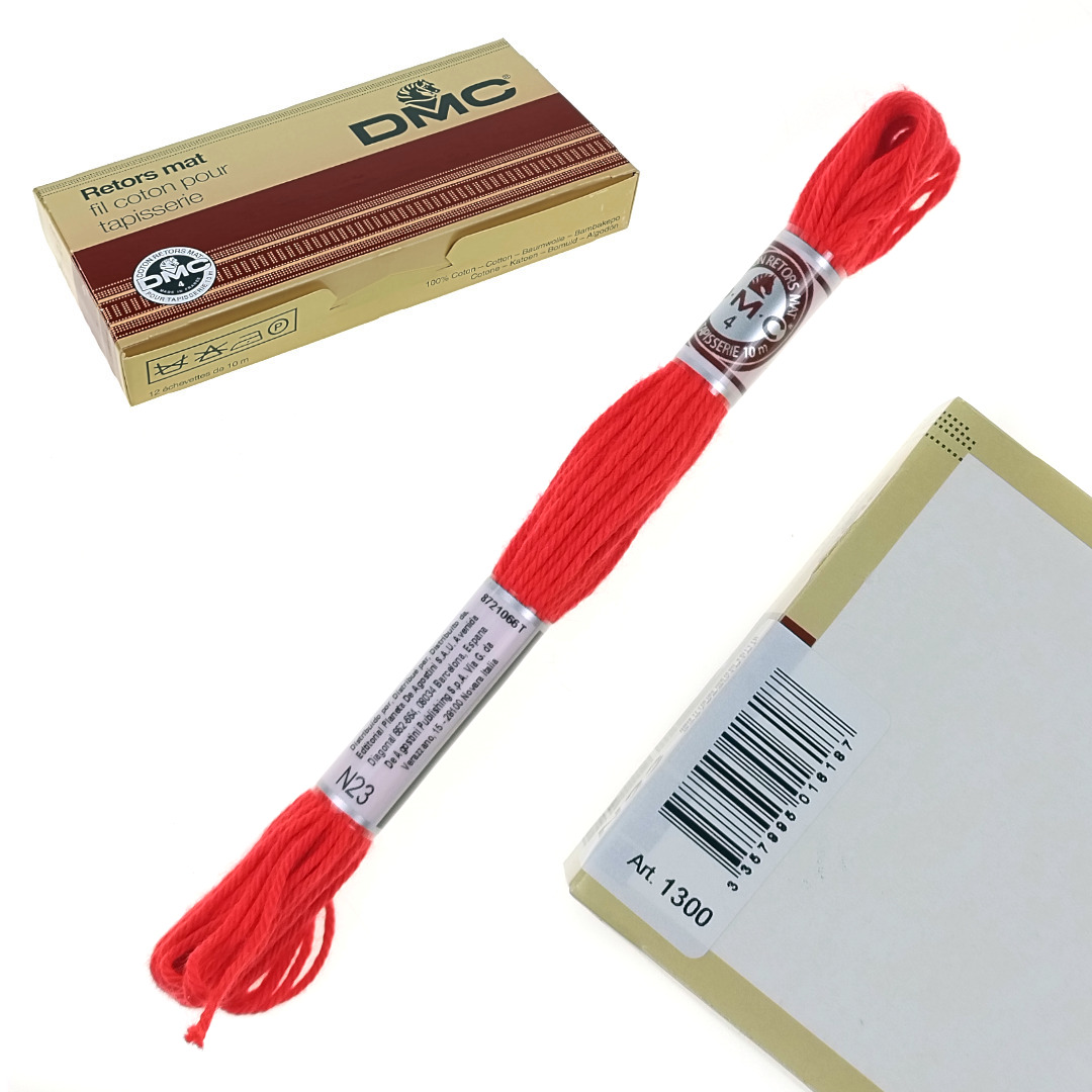 Włóczka bawełniana DMC Mulina Motek 10 m N23 Passion