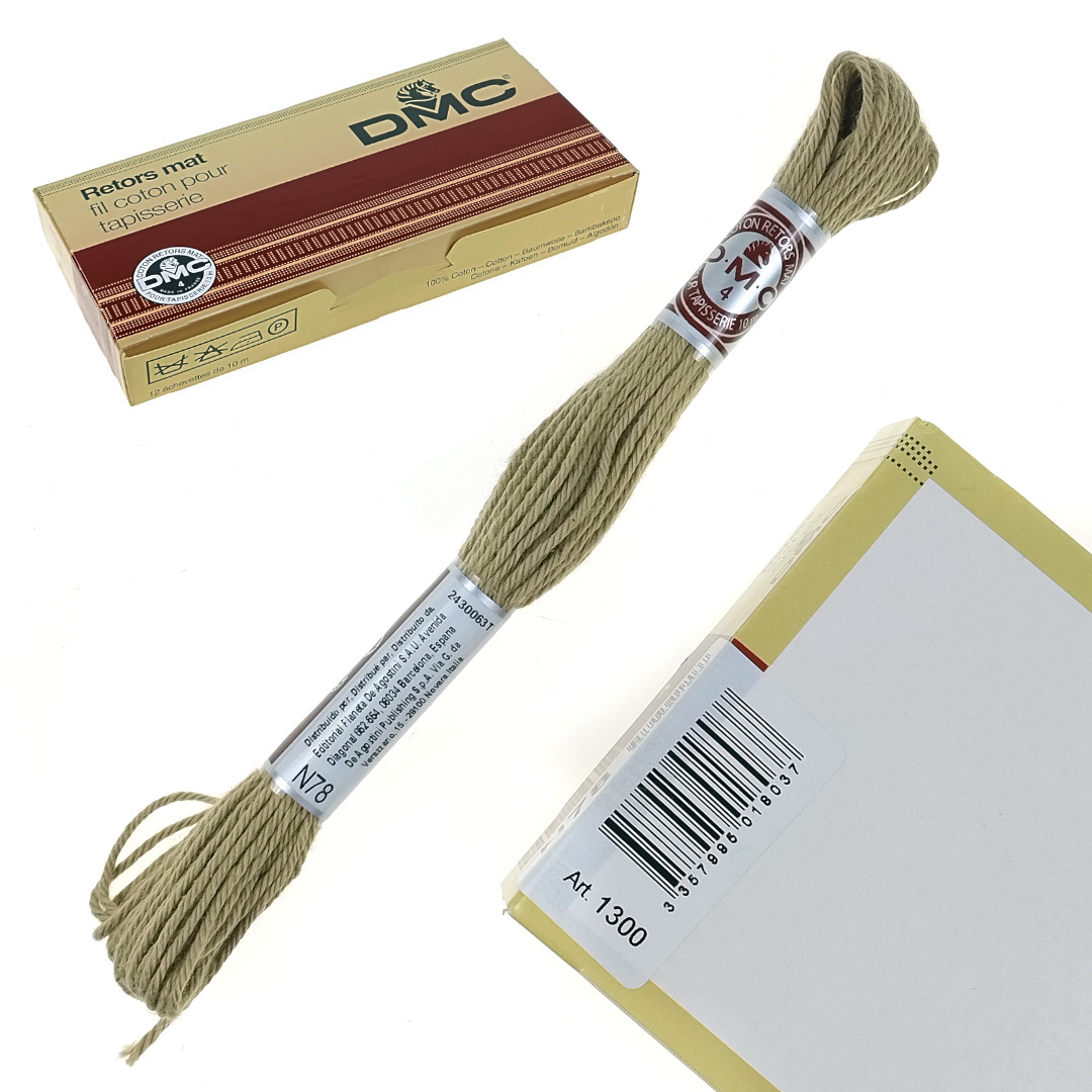 Włóczka bawełniana DMC Mulina Motek 10 m N78 Lin