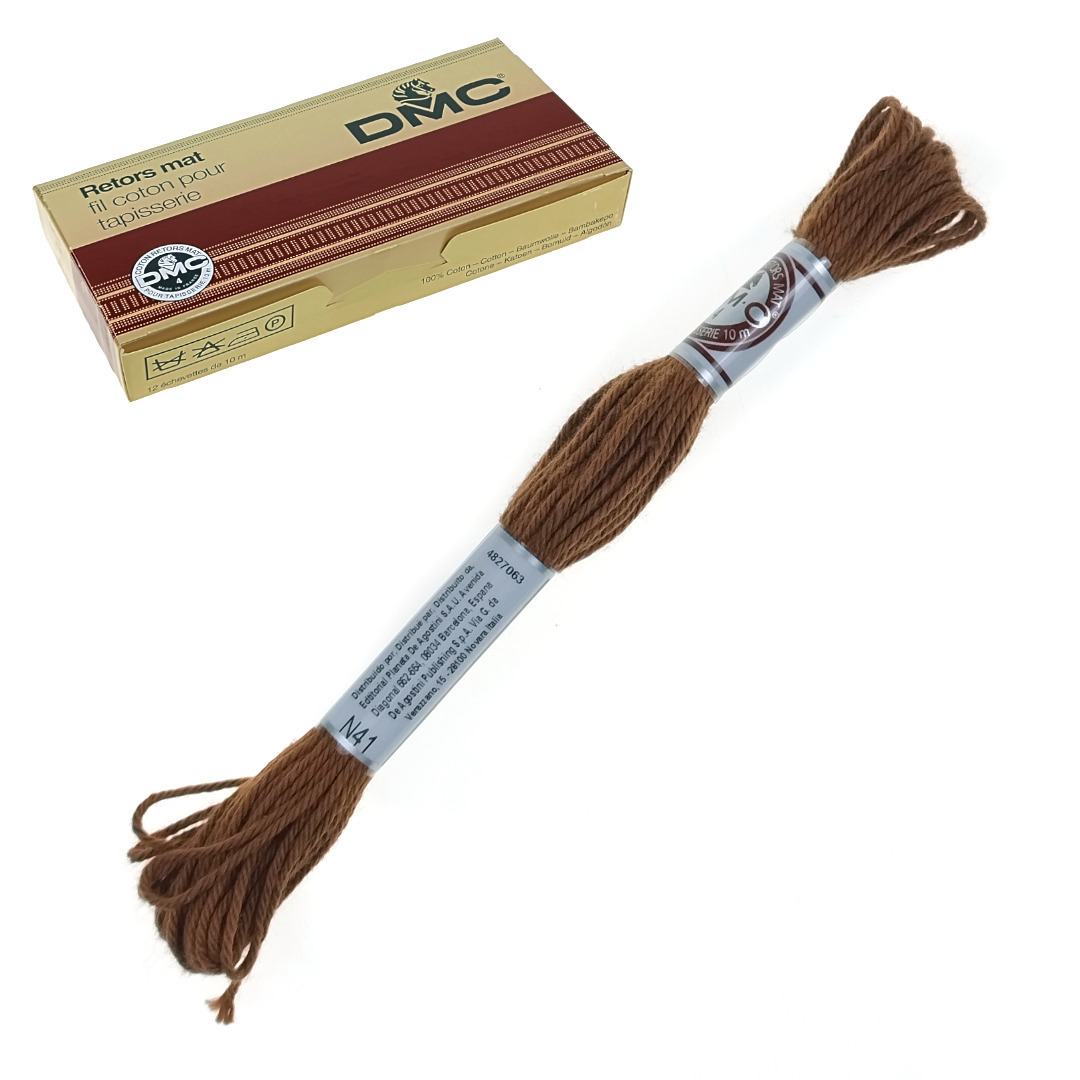 DMC cotton yarn Mulina Skein 10 m N41 Siena