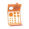 Camera cover, cap for camera, tablet, smartphone 18 pcs. - Orange