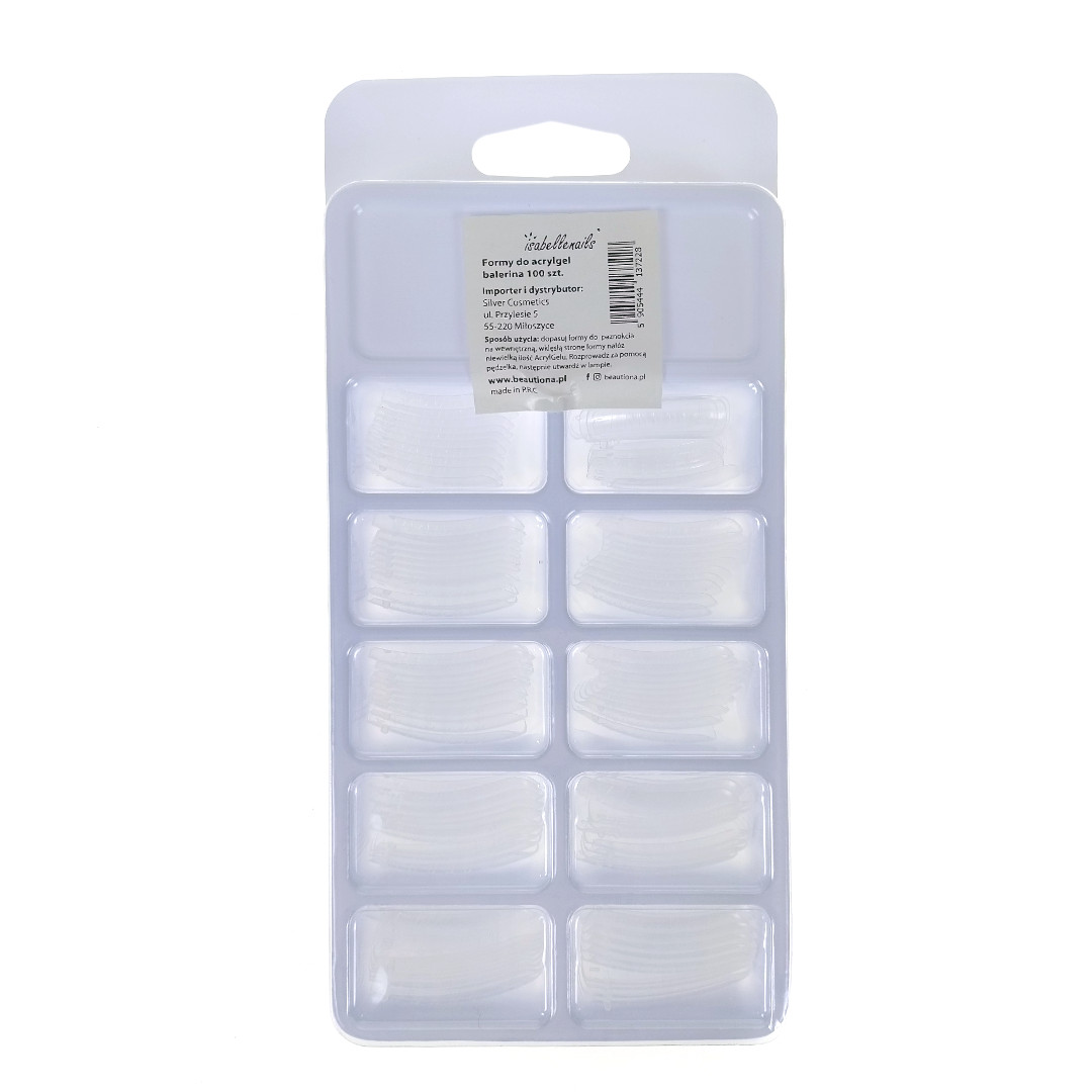 Formy do Acrylgel 100 szt. MIX