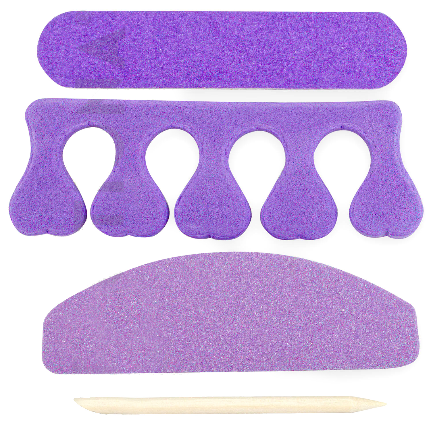 Manicure and Pedicure Set 4 ELEMENTS Purple X
