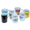 Ceramic mugs with Logo approx. 300 ml MIX designs