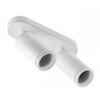SOLIS ceiling luminaire, aluminum, 55x100mm, IP20, 2*GU10, max. 50W, max. 250V, 50/60Hz, white