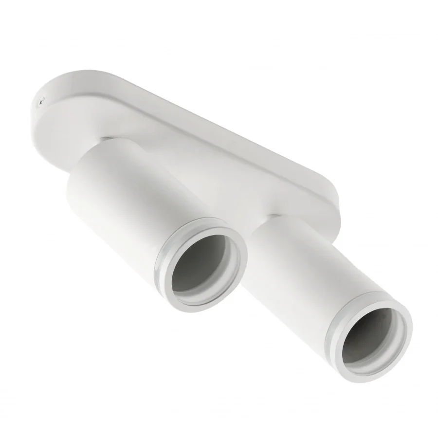 SOLIS ceiling luminaire, aluminum, 55x100mm, IP20, 2*GU10, max. 50W, max. 250V, 50/60Hz, white