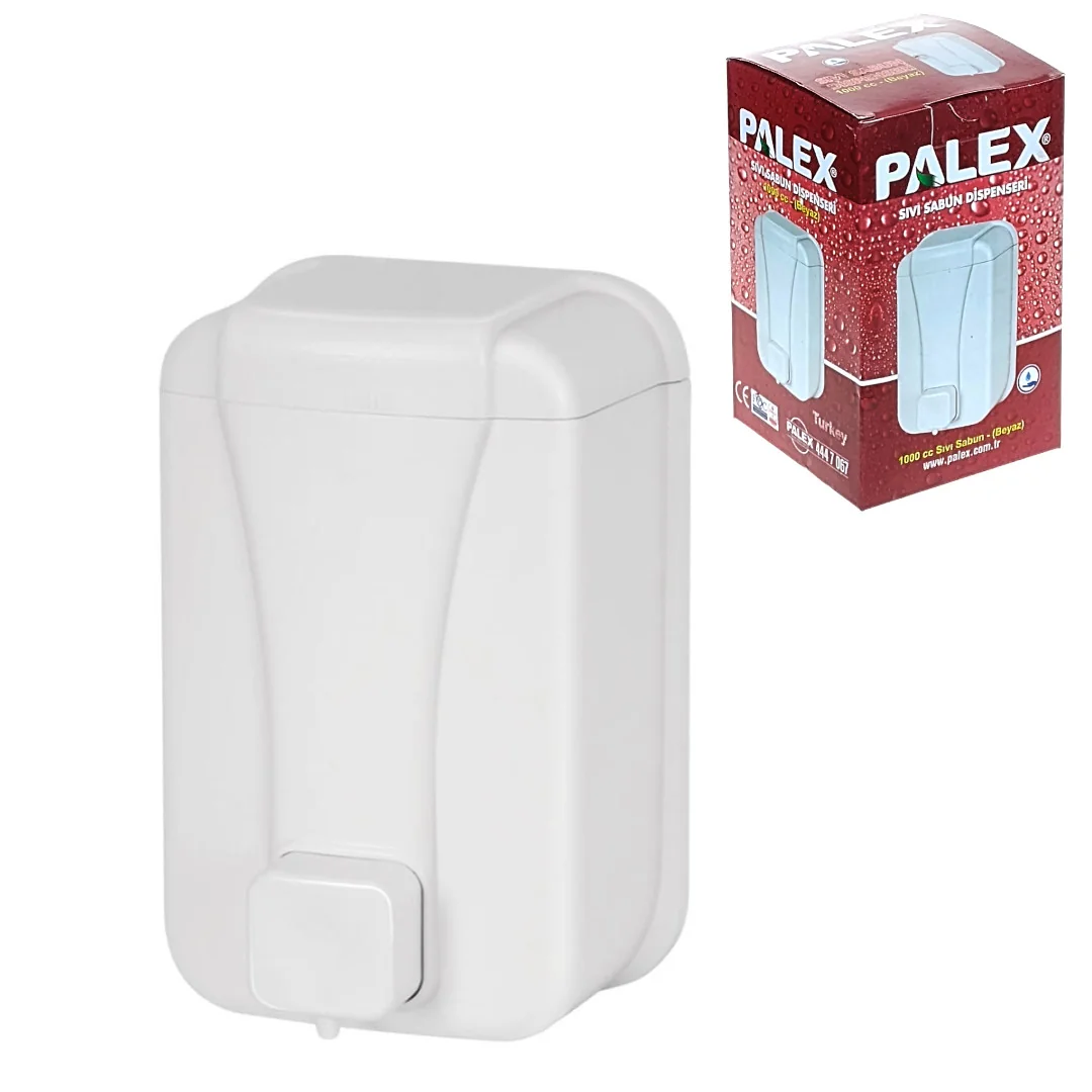 Liquid soap dispenser 1l white PALEX
