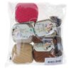 Amigurumi kit - DMC yarns 23 Buffalo + tapir + salamander + wild b