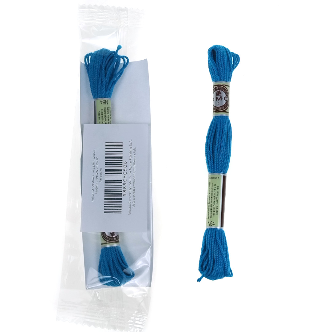 Zestaw do Amigurumi - włóczki DMC UPS 6 Pingwin