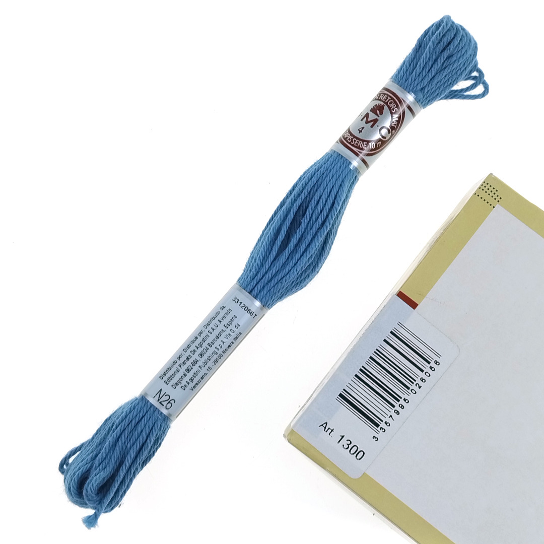 Włóczka bawełniana DMC Mulina Motek 10 m N26 Blue Jeans